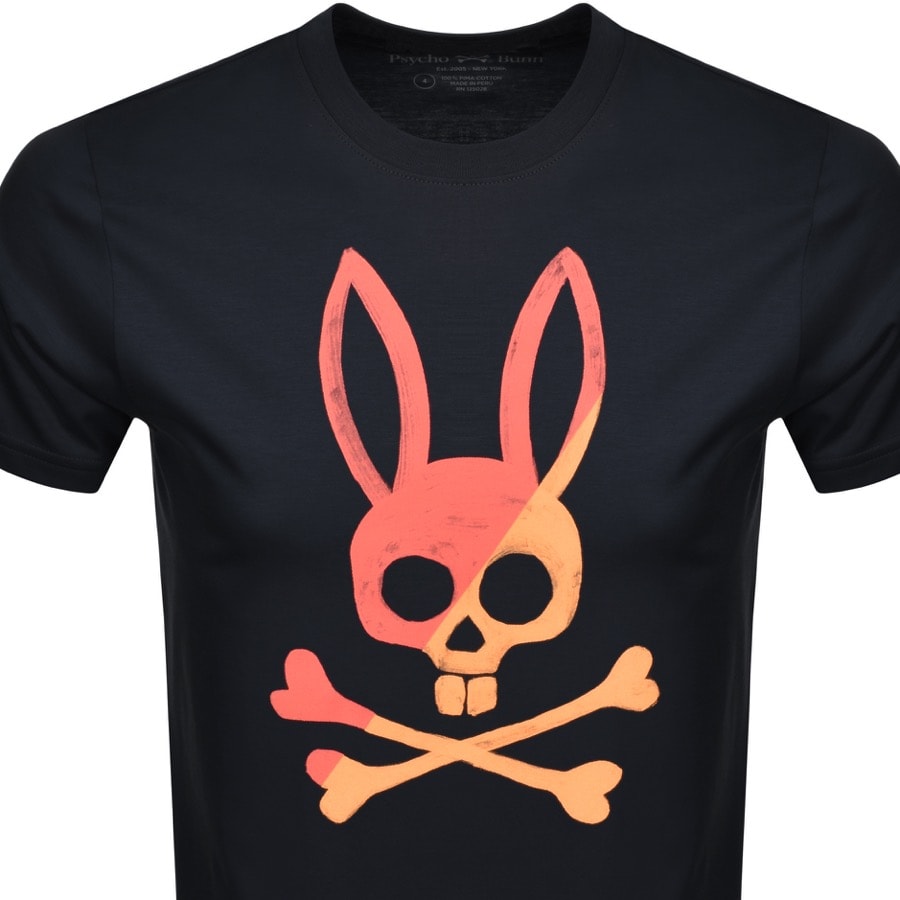 Alternative Image for ProductPsycho Bunny Andover Logo T Shirt Navy2